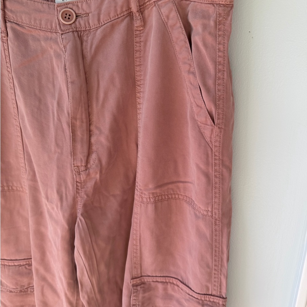 Women's Pink Cargo Pants